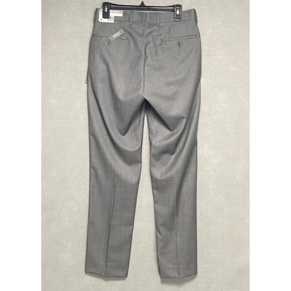 Michael Kors Men's 30x32 Modern Fit Dress Pant Wool Stretch Gray Sharkskin NEW - Picture 5 of 10